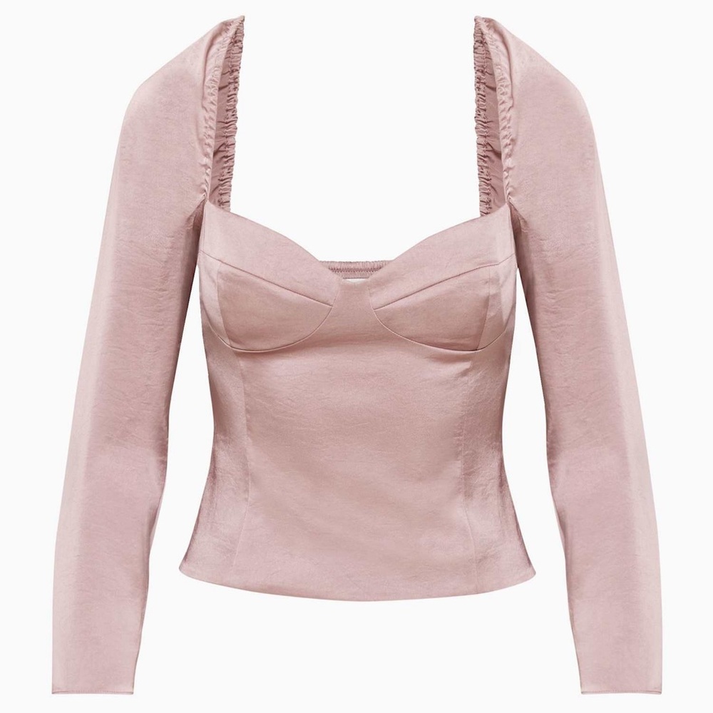 Wilfred Pink Long Sleeve Blouse